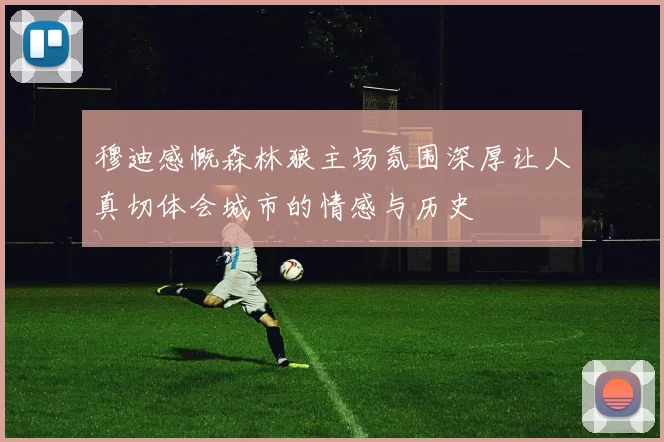 穆迪感慨森林狼主场氛围深厚让人真切体会城市的情感与历史